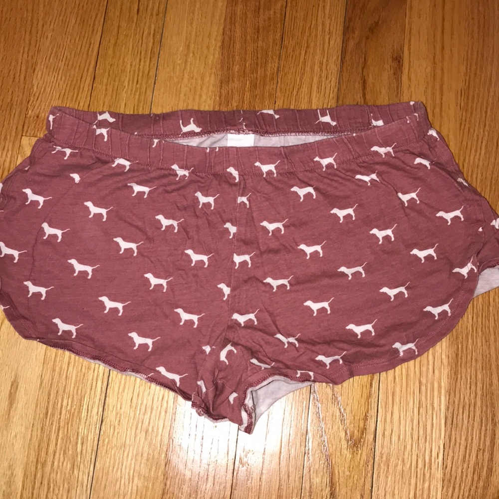 Pink victoria’s secret pajama shorts